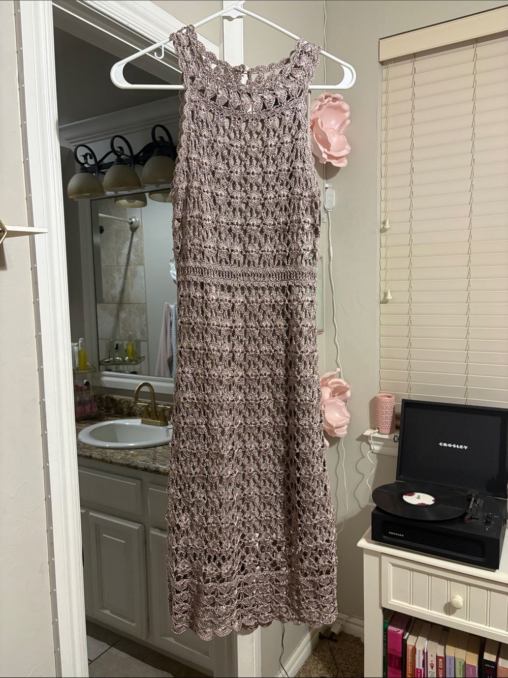 Silver/ metallic International Concepts dress size M